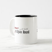 Mok Afghaanse hond (I Love) (Voorkant links)