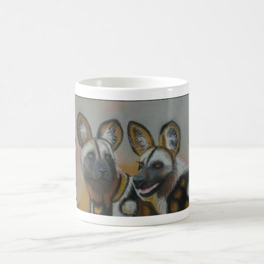 Mok Afrikaanse wilde honden (Center)