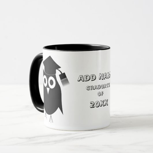 Mok afstuderen (Voorkant links)