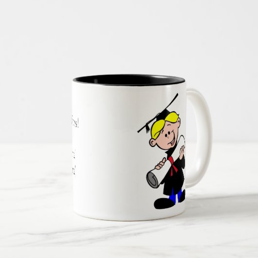 Mok afstuderen (Voorkant rechts)