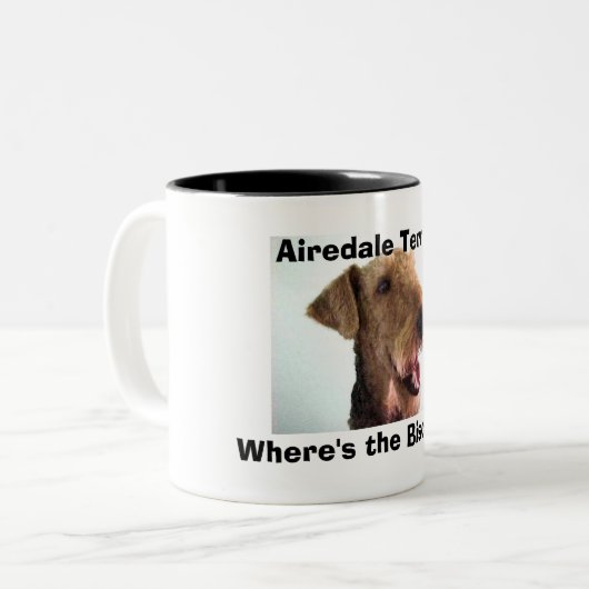 Mok Airedale Terrier (Voorkant links)