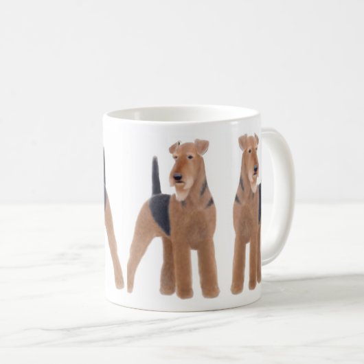 Mok Airedale Terriers (Voorkant rechts)