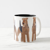 Mok Airedale Terriers (Voorkant rechts)