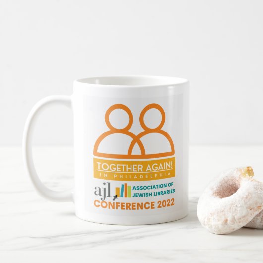 Mok: AJL Conference 2022 Logo Koffiemok (Met donut)