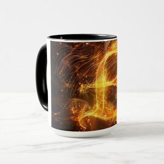 Mok alfabet: 'E' (Voorkant links)