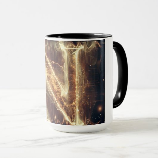 Mok alfabet: 'N' (Voorkant rechts)