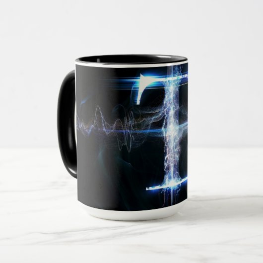 Mok alfabet: 'T' (Voorkant links)