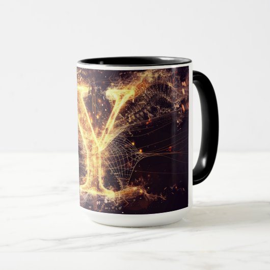 Mok alfabet: 'Y' (Voorkant rechts)