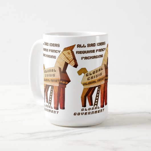 Mok algemene teruggestelde koffie (Voorkant links)