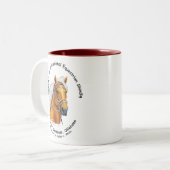 Mok, Almosta Boerderij Shindig en Trail Ride, Herf Tweekleurige Koffiemok (Voorkant links)