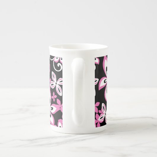 MOK ALOHA HAWAII (BLACK/PINK) BONE CHINA (Achterkant)