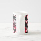 MOK ALOHA HAWAII (BLACK/RED) BONE CHINA (Achterkant)