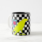 mok "Als kraaien" (Voorkant links)