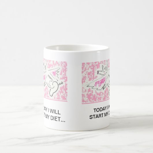 Mok. Als varkens vliegen, zal ik... Koffiemok (Center)