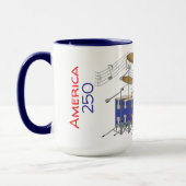 MOK - Amerika 250 - Rood/Wit/Blauw - Drumstel #2 (Links)