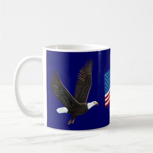 Mok Amerikaanse Bald Eagle (Links)