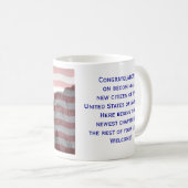 Mok Amerikaanse staatsburgerschap vlag (Voorkant rechts)