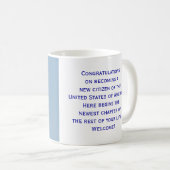 Mok Amerikaanse staatsburgerschap vlag (Voorkant rechts)