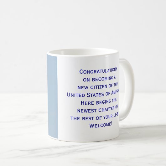 Mok Amerikaanse staatsburgerschap vlag (Voorkant rechts)