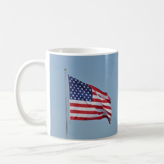 Mok Amerikaanse staatsburgerschap vlag (Links)