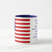 Mok Amerikaanse staatsburgerschap vlag (Midden)