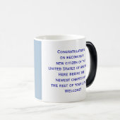 Mok Amerikaanse staatsburgerschap vlag (Voorkant rechts)