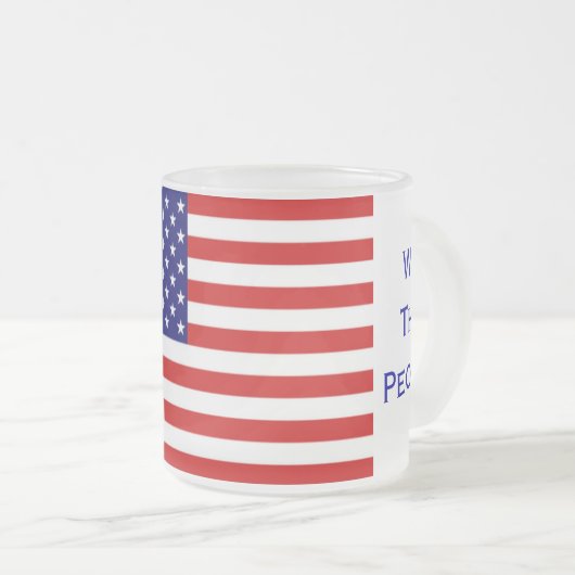 Mok Amerikaanse staatsburgerschap vlag (Voorkant rechts)