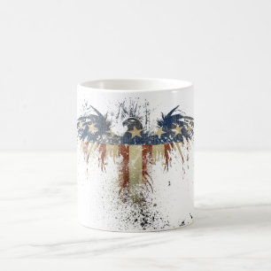Mok Amerikaanse vlag Eagle Star Morphing Coffee