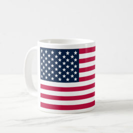Mok Amerikaanse vlagkoffie
