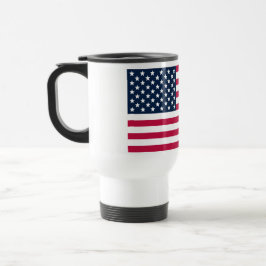 Mok Amerikaanse vlagkoffie