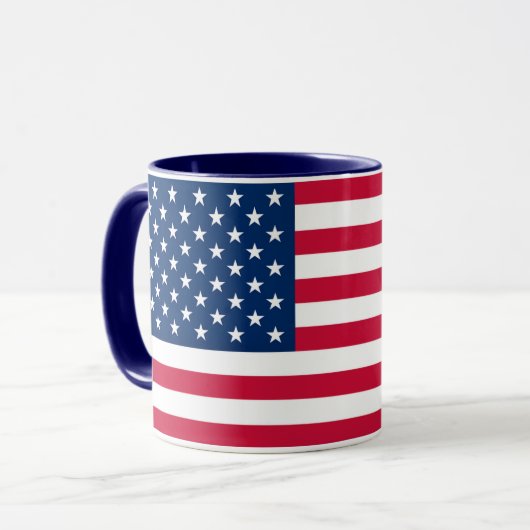 Mok Amerikaanse vlagkoffie (Voorkant links)