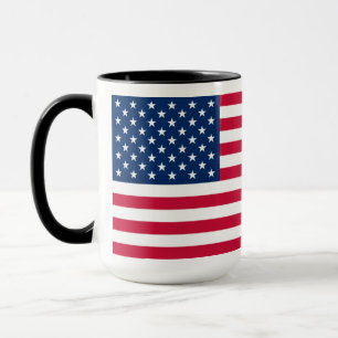 Mok Amerikaanse vlagkoffie