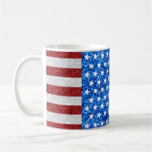 Mok Amerikaanse vlagkoffie