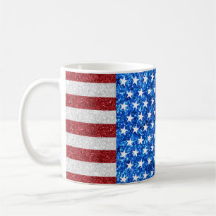 Mok Amerikaanse vlagkoffie