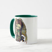 mok "Angel met Emeralds" (Voorkant links)