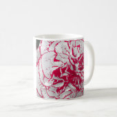 Mok - Anjer in rood en wit (Voorkant rechts)