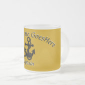 Mok - Anker met Curved Text in Black (Voorkant rechts)