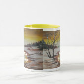 Mok Ann Hayes Painting Winter Scene (Midden)