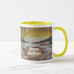 Mok Ann Hayes Painting Winter Scene