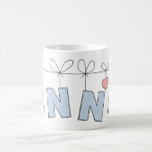 Mok Anna Schattige Letters Met Hart Naam (Center)