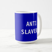 Mok Anti-slavery Blue (Voorkant rechts)