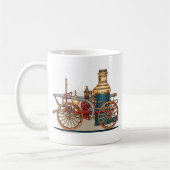 Mok Antiek brandweerstoomstuwdamp (Links)