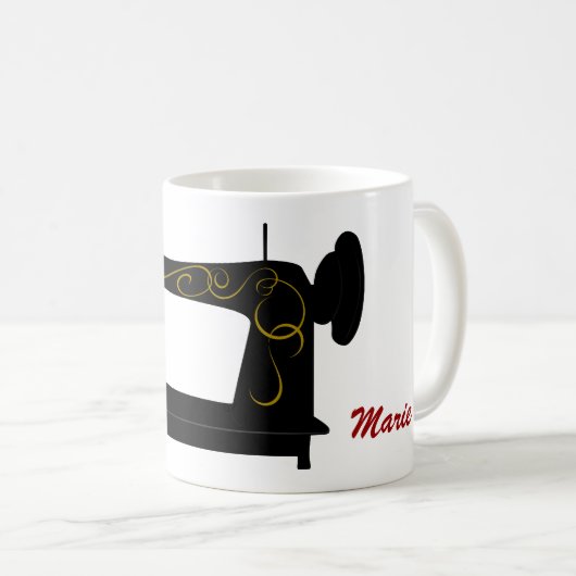 Mok Antiek naaimachine (Voorkant rechts)