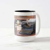 Mok Antiek schrijfmachine (Voorkant rechts)