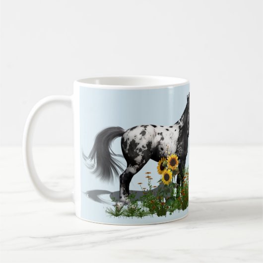 Mok Appaloosa-paard (Links)