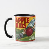 MOK ~  APPEL KINDER BRAND APPLE CRATE ETIKET TOE! (Links)