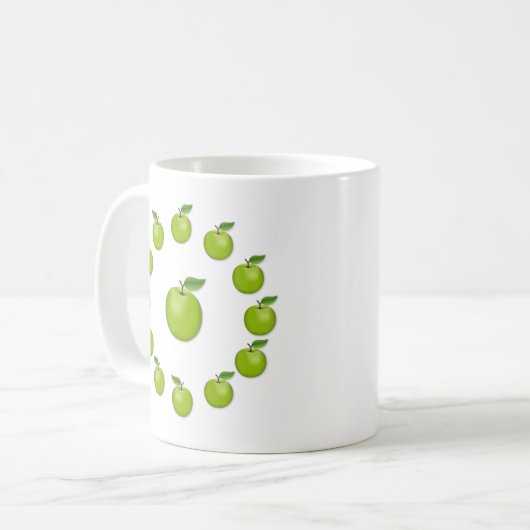 Mok appels (Voorkant links)