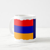 Mok Armeense en Franse vlag Coffee (Voorkant links)