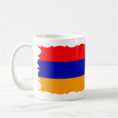 Mok Armeense en Franse vlag Coffee (Links)