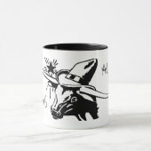 Mok Austin Texas Longhorn-keramiek (Midden)